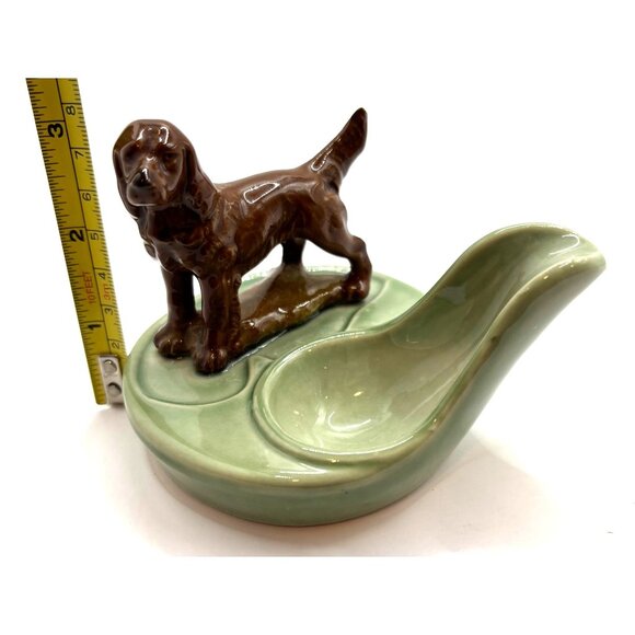 Vintage WADE England Irish Red Setter Ornamental Dog Figurine Tobacco Pipe Rest - Picture 7 of 7